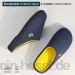 VeraCosy Herren Memory Foam Hausschuhe Slippers mit Zweifarbig-Design
