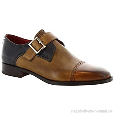 Leonardo Shoes 8737E19 TOM VITELLO DELAVE SIENA Herren Slipper & Mokassins