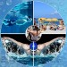Sixspace Damen Herren Badeschuhe Schwimmschuhe Schnell Trocknend Wasserschuhe Strandschuhe Unisex Aquaschuhe Surfschuhe für Gehen Yoga See Strand Garten Park Fahren Bootfahren