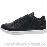 hummel Power Play Leder Sneaker Schuhe schwarz/weiß 206324-2001