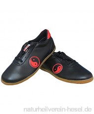 meng Taekwondo Schuhe atmungsaktiv Kung Fu Tai Chi Sportschuhe für Erwachsene und Kinder (Color : Black Size : 38)
