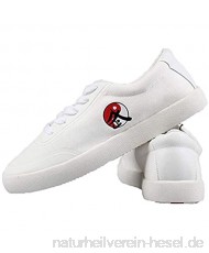 Taekwondo Schuhe Boxen Karate Trainingsschuhe Martial Arts Trainning Schuhe Sneaker Kung Fu Taichi Leichte Schuhe for Frauen und Männer (Color : White Size : 43)
