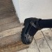 Haojue Mary Jane Damen-Schuhe knackig kreuzgebunden runder Zehenbereich tragbar Retro klobiger Absatz Plateau Kleid Schuhe für Arbeit (Farbe: Schwarz Größe: 36 UK)