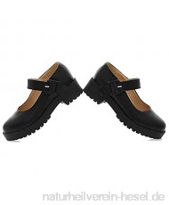 Vintage Frauen Mary Janes Schuhe Süße runde Zehen Lolita Cosplay Pumps Pu Leder Schnalle Riemen Square Heel School Schuhe