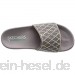 Skechers Damen Pantoletten/Badeschuhe POP UPS Dazzle Razzle Grau