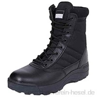 Yefree Unisex-Erwachsenen Taktische High-Top-Stiefel Schnürung Gummi Sohle Outdoor Wüste Militär Kampf Sneakers
